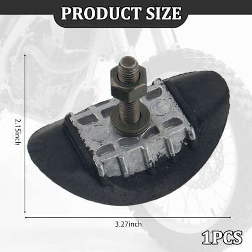 1.6" Motorcycle Rim Lock,Motorcycle Wheel Lock for Rim with Molded Rubber Block Avoids Damage to Inner Tubes,Professional Rims Dirt Bike Locks Motorcycles Accessories