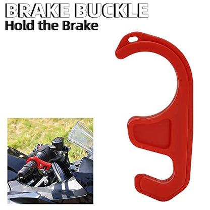 JFG RACING Motorcycle Rear and Front Wheel Stand Lift Trail Stand Easy And Portable - the Sixth Generation - Red - color: Red