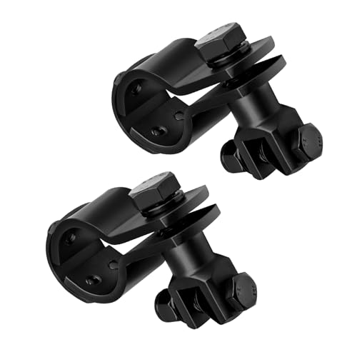 Motorcycle Highway Footpegs Clamp Engine Guard Footpegs Mounts Adapter Fit for Harley Yamaha Suzuki Kawasaki 25mm 32mm 34mm (Black) - color: Mounting Brackets# Black