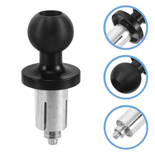 Motorcycle Handlebar Clamp Ball Head Mount Base, Motorbike Phone Holder Bracket, Handlebar Expansion Ball Designed Pedestal for Navigation Device, Compatible with Motorbike Repairs