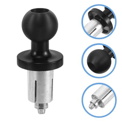 Motorcycle Handlebar Clamp Ball Head Mount Base, Motorbike Phone Holder Bracket, Handlebar Expansion Ball Designed Pedestal for Navigation Device, Compatible with Motorbike Repairs