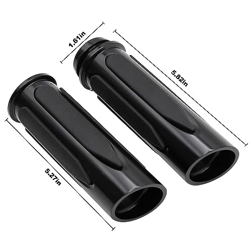 Electronic Throttle Control Grips, Replacement for Harley Davidson Touring, Softail, Dyna Models (Road Glide, Street Glide, Road King, Electra Glide, Fat Boy) - color: Black