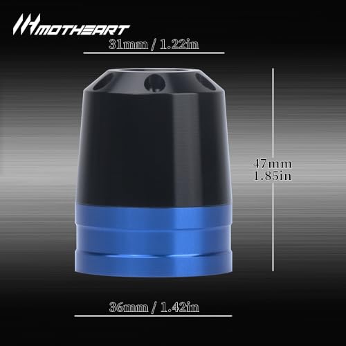 Motorcycle Handlebar End Weights For Ninja ZX-4RR 2023-2025 Heavy Duty Stainless Steel & Aluminum Bar Ends with Vibration Dampers Universal 8mm Fit Accessories (Blue) - color: Blue