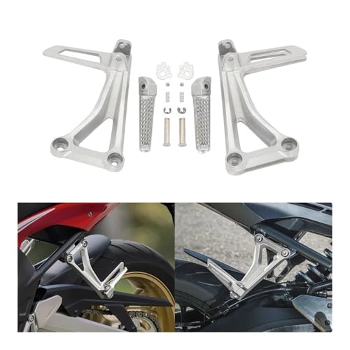 footrest peg Motorcycle Rear Passenger Foot Pegs Bracket Set For CB650F 2014-2019 For CBR650F 2014-2018 Footrest Covers