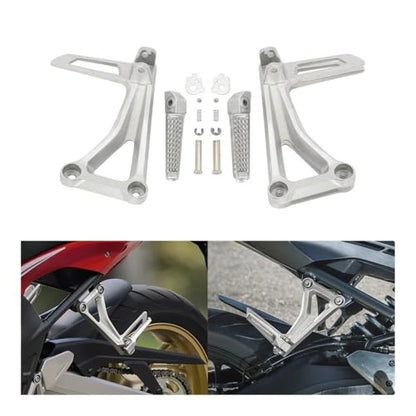 footrest peg Motorcycle Rear Passenger Foot Pegs Bracket Set For CB650F 2014-2019 For CBR650F 2014-2018 Footrest Covers