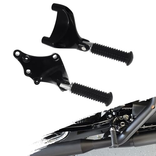 Motorcycle Rear Passenger Footpeg Mount Pedal Fit For Harley Sportster XL 1200 Iron 883 Forty Eight XL1200X 2014-2022 Super Low XL1200V Roadster XL1200CX XL883N XL1200T (For 2014-2022)