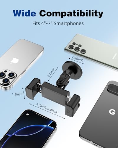 Gym Magnetic Phone Holder, 360°Adjustable, Magnetic Phone Holder Mount for Gym, Portable Gym Accessories, Workout Gift for Men and Women, Compatible with iPhone 16 15 14 13 Pro Max - size: JSF22