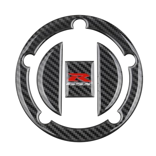 Motorcycle Tank Pad Fit for Suzuki GSXR600 GSXR750 GSXR1000 Anti Slip Carbon Fiber Pattern Fuel Tank Sticker Motorcycle Gas Tank Pad Protector (11BK) - size: 11BK