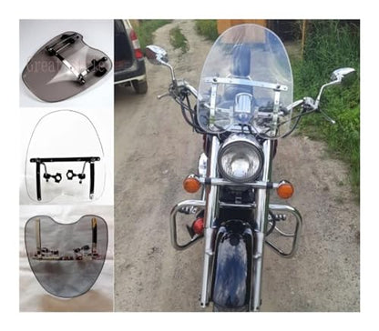 Windscreen Spoiler for Y&AMAHA Royal Road Star S XV 1700 1600 1300 XV1700 XVZ1300 1996-2014 Motorbike Windshield WindScreen - color: 7