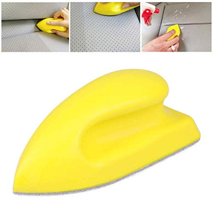 WINOMO Leather Brusher Car Seat Brush Nanometer Cleaning Brush for Vehicle Furniture Couch Boots Sofa Interior Clean