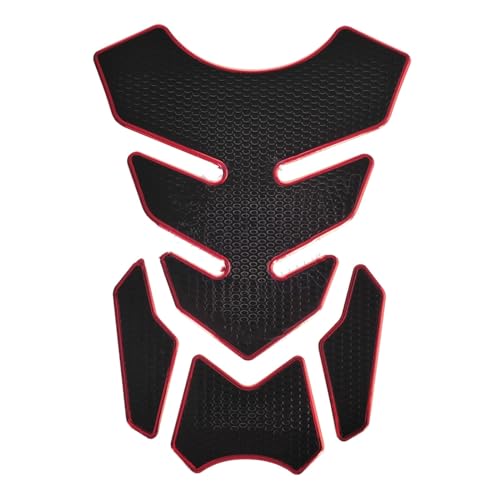 Motorcycle Tank Pad Sticker for K&awasaki ZXR400 ZRX400 ZZR400 ZX6R ZX9R ZX10R Z1000 Z750 Cool Motorcycle Decal Gas Oil Fuel Tank Pad Protector Sticker Case Oil Tank Tank Grip Decals (Color : Red) - color: Red