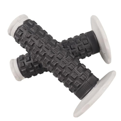 7/8" Dirt Bike Grip Rubber Anti-Slip Universal Motorcycle Grips Handlebar Racing Grip for Motocross Mini Bike Surron Light Bee x Grips KLX110 YZ450F XR50 CRF80 Motocross Grips - color: Gray
