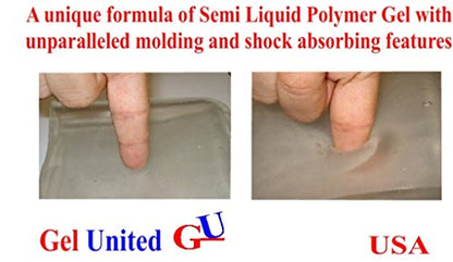 Semi Liquid Polymer Gel Sheet 1/2" Thick- 18" X 18" - Ultimate Gel Pad for All Cushioning Purposes: Seat Cushion, Motorcycle Gel Pad, Arm Rest..etc