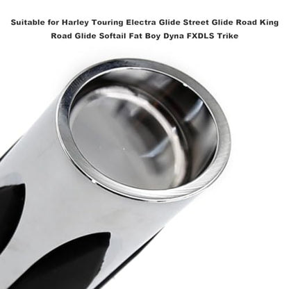 Electronic Throttle Control Grips, Replacement for Harley Davidson Touring, Softail, Dyna Models (Road Glide, Street Glide, Road King, Electra Glide, Fat Boy) - color: Silver