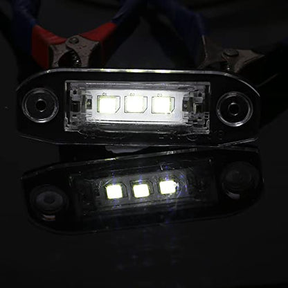 X AUTOHAUX 2pcs LED License Plate Light Car Number Lamp Bulb White Light