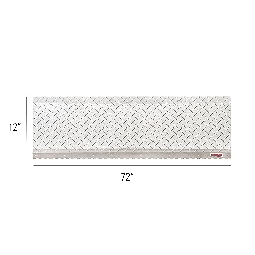 Extreme Max 3005.5275 Hinged Aluminum Trailer Door Slider Plate - 72", Silver - size: 72" x 12"