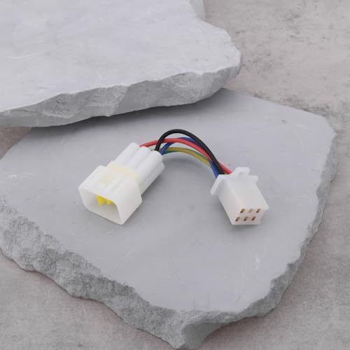 2Pcs 6Pin 5-Wire Motor Hall Adapter Cable Suitable for Most Electric Motorcycles