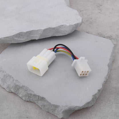 2Pcs 6Pin 5-Wire Motor Hall Adapter Cable Suitable for Most Electric Motorcycles