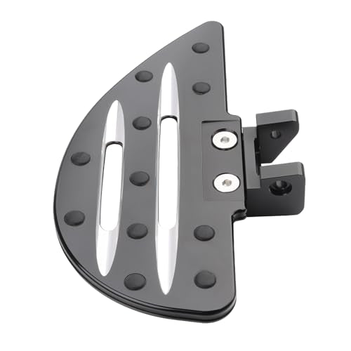 Motorcycle Front Footpegs Rider Footboard for Can Am Spyder F3/F3-S/F3-T 2015+, Anti-Slip Wide Foot Pegs Footrest Driver Floorboards Motorbike Highway Footboard Accessories (Drop Shaped-Front) - style: Drop Shaped-Front