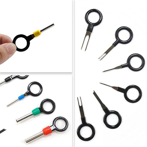 Connector Pins Crimped Terminal Automotive Car kit Electrical 1/1.5/1.8/2.2/2.8/3.5mm Motorcycle ATV Wire Removal Non-Insulated Plug Male Female Crimp Set