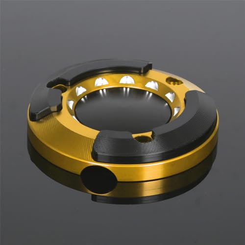 Monkey125 Left Right Engine Cover Protector Slider Compatible with Monkey 125 2022-2024 JB03 3D CNC Motorcycle Engine Crankcase Guard (Gold) - color: Gold