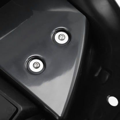 XFMT Motorcycle Lower Fairing Lower Vented Leg Fairing with 6.5" Speaker Pods & Grills Fit For Harley Davidson Touring Road King Street Glide Electra Glide 2014-2024, Vivid Black - color: W/ Speaker Pods For '14-'24