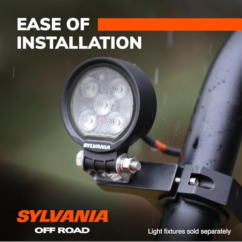 SYLVANIA Universal Bar Mount Bracket Clamp Kit for LED Lights and accesories, Fits Tubes Measuring 1", 1.5", 1.75" & 2" inch Diameter