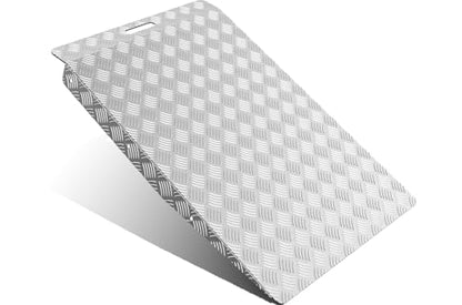 gardhom 33" x 24" Shed Ramp for Riding Mower 750LBS/PC Capacity Ramps for Sheds Anti-Slip Aluminum Ramps for Lawn Mower for Snow Blower Motorcycle Garages (1PC) - size: 1PC-24*33"