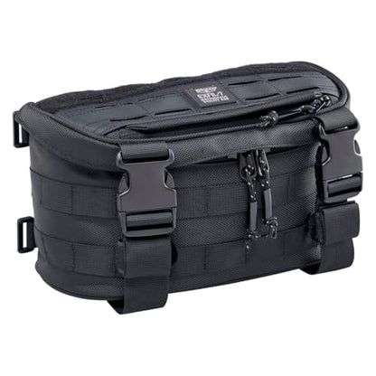 Biltwell Exfil-7 2.0 Motorcycle Bag - Universal Bag for Handlebars Risers Front Fork, Compatible with Touring and Cruiser Motorcycles