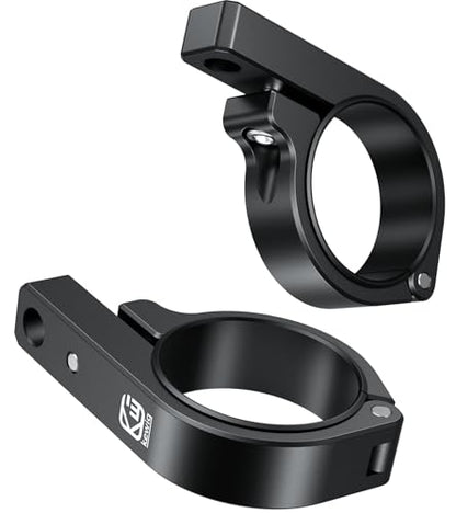BRCOVAN 2PCS, Metal Light Bar Mounts, Off-Road LED Light Mounting Bracket | Fit for Round Rails / Roll Cage Bars 1.5" 1.75'' 1.85" 2'' 2.1" in Diameter, for Motorcycle ATV UTV Car Boat Truck