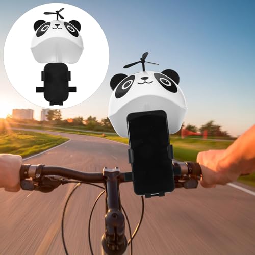 KALLORY Bike Phone Mount Holder for Cyclists Waterproof Helmet Style Handlebar Mobile Phone Stand with Quick Release and Sunshade for Mountain and Motorcycle Use