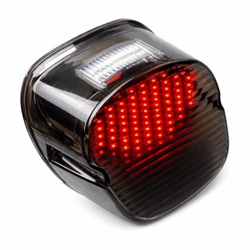 Eagle Lights Smoked Strobing LED Tail Light Upgrade for Harley Davidson Sportster/Softail/Touring/Dyna - color: Smoked