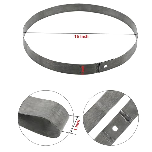 Motorcycle Rim Strips, Heavy-Duty Rubber Rim Tape with Pre-Drilled Valve Stem Hole Spoke Nipple Puncture Protection for Off-Road Dirt Bikes & Street Motorcycles - color: 16" Wheel -16" x 25mm Rim Strip