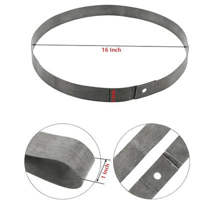 Motorcycle Rim Strips, Heavy-Duty Rubber Rim Tape with Pre-Drilled Valve Stem Hole Spoke Nipple Puncture Protection for Off-Road Dirt Bikes & Street Motorcycles - color: 16" Wheel -16" x 25mm Rim Strip