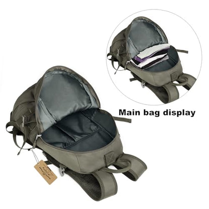 ArcEnCiel 15L Motorcycle Backpack Tactical Bag Rucksacks for Outdoor Camping Trekking Hunting with Patch - color: Grey
