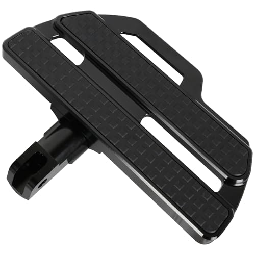 Motorcycle CNC Aluminum Rider Footboard, Adjustable Front Footrests Highway Pegs Compatible with Honda Gold Wing GL1800/Goldwing GL1800 F6B 2001-2024 Black - color: Black