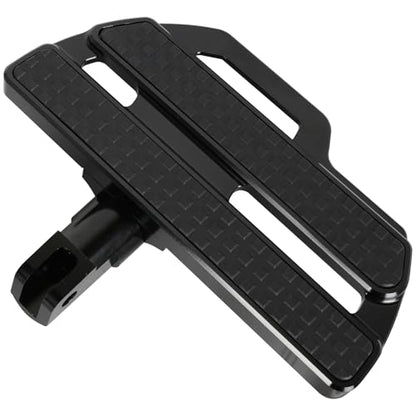 Motorcycle CNC Aluminum Rider Footboard, Adjustable Front Footrests Highway Pegs Compatible with Honda Gold Wing GL1800/Goldwing GL1800 F6B 2001-2024 Black - color: Black