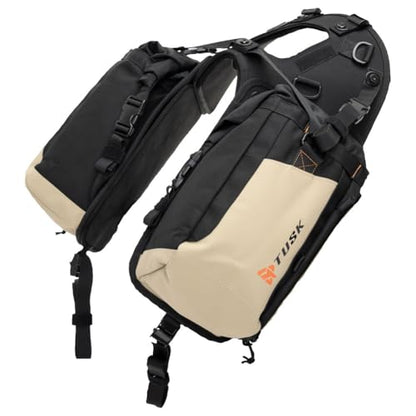Tusk Excursion Rackless Luggage System Base Standard Heat Shield Black/Tan For BMW F900GS Adventure 2024