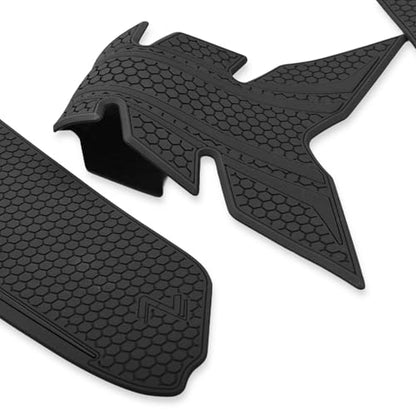 Motorcycle Tank Grip Protector Pads, Anti-Slip Honeycomb Design, Compatible with Suitable for Kawasaki Z900 2017-2025 (black) - color: black