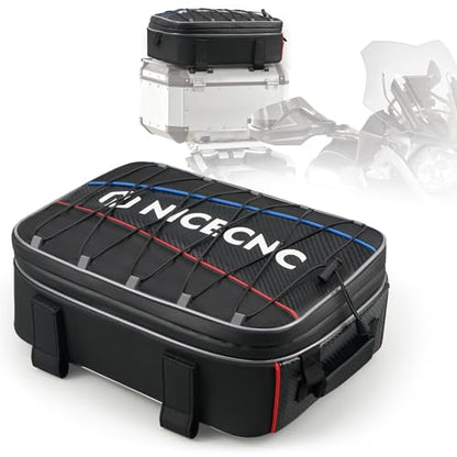 NICECNC Motorcycle Top Case Bag 20L Expandable, Multifunctional Motorcycle Luggage Tool Bag Compatible with BMW R1250GS R1200GS Adventure 2007-2013, R1200GS LC 2013-2017, F650 700 750 800 850GS,1PCS - color: Black-Top Case Bag