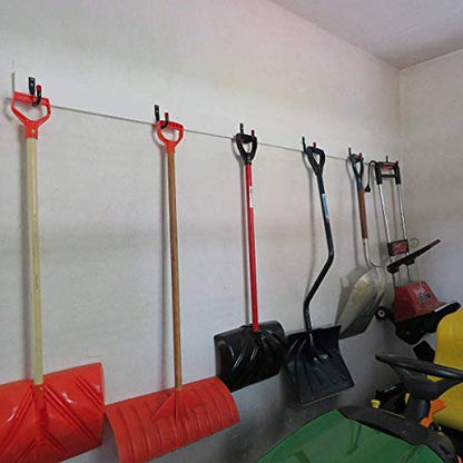 Heavy Duty Steel Garage Storage Utility Hooks, 8 Pack Wall Mount Hanging Storage Utility Hanger - size: 4.1inch