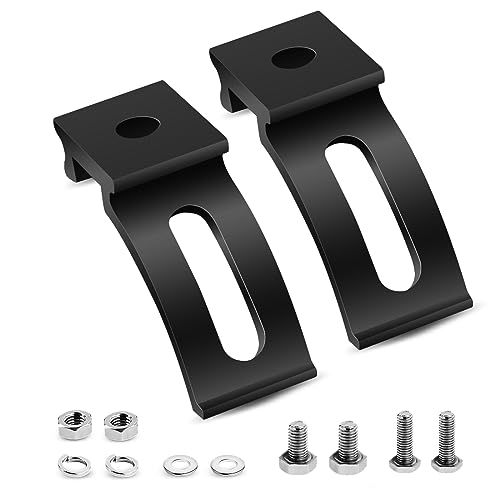 Base Mounting Bracket LED Light Bar Universal Slide Mounting Brackets 2PCS Adjustable Side Bracket Kit for Most Straight Lights Bar Work Lights Pod Lights from 4 inch up to 52 inch(Pack of 2) - size: Light Bar Adjust Bracket-Single