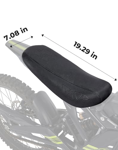 KEMIMOTO Dirt Bike Seat Cover Compatible with Surron Sur Ron Light Bee Segway X160 X260 Motorcycle Protector Seat Cushion Pad, Black