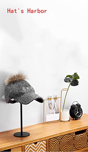 Helmet Stand - Metal Rotation Stand for Motocycle, Caps, Hats & Rugby Helmets - color: halfball*1