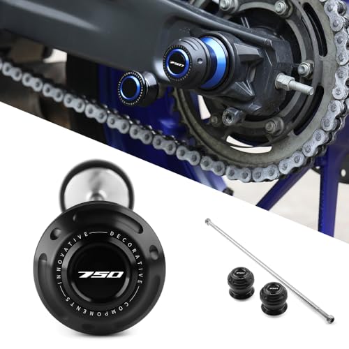 Motorcycle Rear Wheel Axle Fork Slider Crash Protector Compatible With CB750 Ho.net 2023 2024 2025 | CB 750 CB-750 Accessories (Black) - color: black