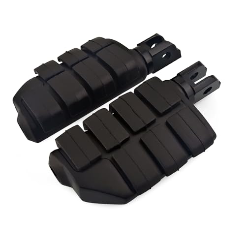 Matte Black Front Rider Foot Pegs Compatible with Harley Softail Breakout Street Bob Sport Glide Low Rider FXST 2018-2023 - color: Matte Black, size: Rider Pegs