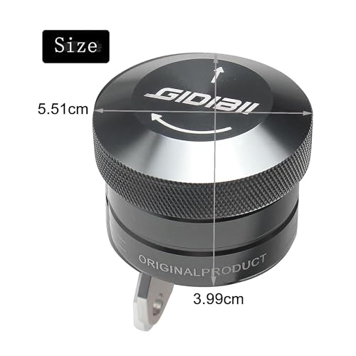 Universal Motorcycle Chain Oiler Lubricator Oiler Auto Hand Control Motorbike Oil Cup Part (Gray) - color: Titanium