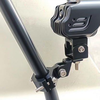 Motorcycle Spotlight Bracket, 2PCS Headlight Holder, Heavy-Duty Tube Clamp Mounting Bracket for 20mm-32mm ATV UTV Roll Bar (0.78-1.25 inch) - size: 0.78-1.25 inch