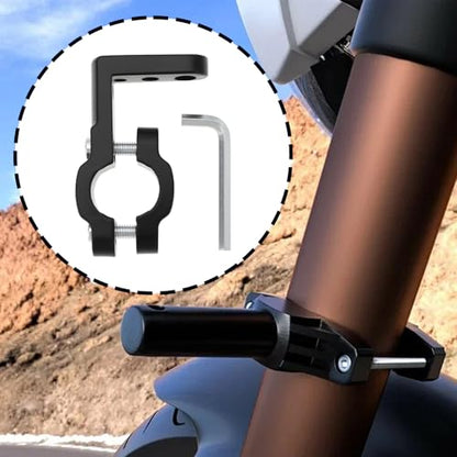 2Pcs Motorcycle Headlight Bracket Spotlight Bumper Mount Tube Clamp Holder for 17-22mm Tube