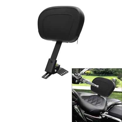 TCMT Motorcycle Adjustable Driver Backrest Plug-In Rider Backrest Fit For Harley Davidson Touring Electra Glides Road Glide Road King Street Glide 1997-2025